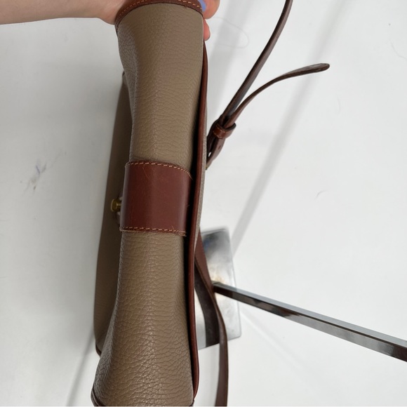 Coach VTG (80’s?) Leather Trimmed Brown Shoulder Bag - Picture 13 of 16